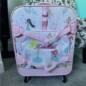 Mackenzie Disney Princess Castle Ultimate Luggage VGUC has name on it though